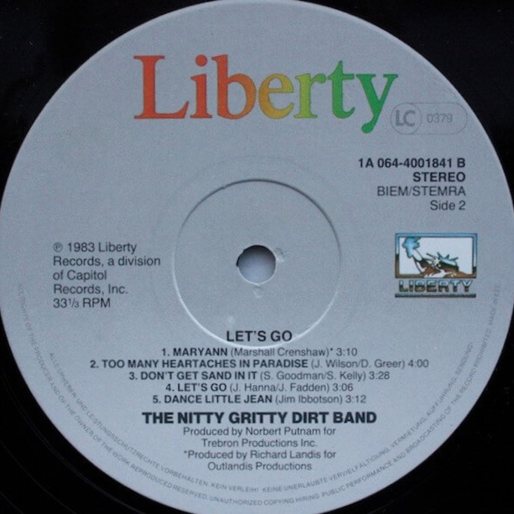 The Nitty Gritty Dirt Band - Let's Go - 1982 I Plak Sesi